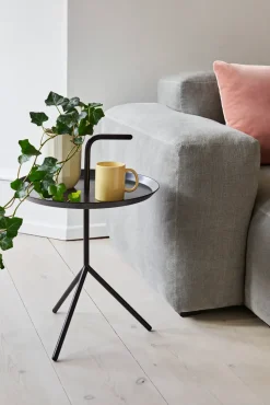 Mesa auxiliar DLM Ø38 cm, Black