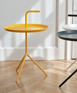 Mesa auxiliar DLM Ø38 cm, Sun yellow