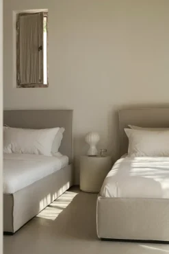 Mesa auxiliar Elements Ø40 cm, off-white