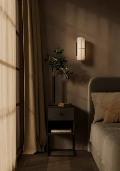 Mesa auxiliar Frame 35, roble ahumado