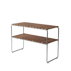 Mesa auxiliar Grythyttan, Teca-estructura galvanizada en caliente