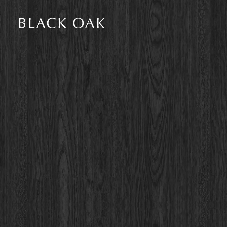 Mesa auxiliar Hang Out, Roble negro-latón