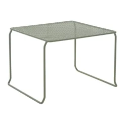 Mesa auxiliar Haru, Dusty green-white, 54x54 cm