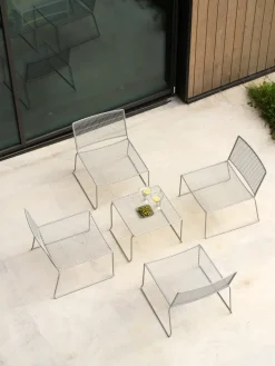 Mesa auxiliar Haru, Slate grey, 54x54 cm