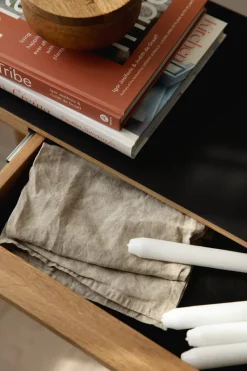 Mesa auxiliar Heart'n'Soul 120 cm, Oak-obsidian black