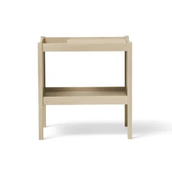 Mesa auxiliar Journal 29x43 cm, Roble blanco