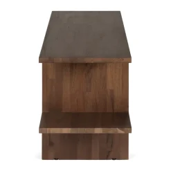 Mesa auxiliar Kabuki , Teak brown