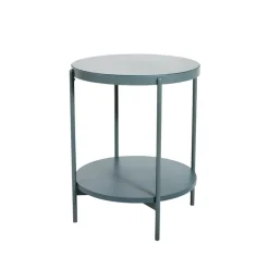 Mesa auxiliar Lene, Gris, alto, mdf