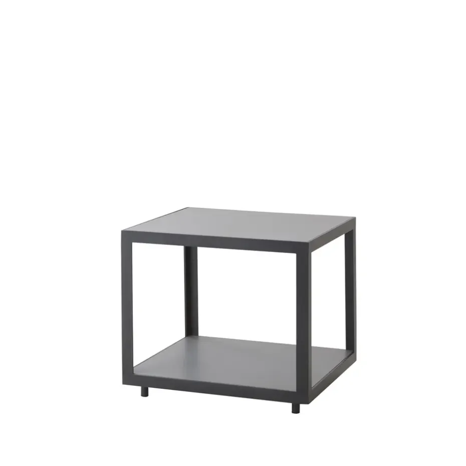 Mesa auxiliar Level, Light grey keramik-lava grey