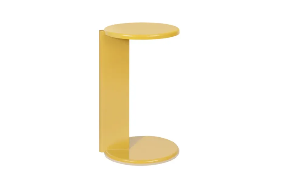 Mesa auxiliar Lolly 56 cm, Ochre yellow gloss