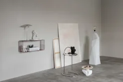 Mesa auxiliar Moves, Cromado, 34,5×51×76,5 cm