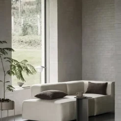 Mesa auxiliar ORU S, Ø35 cm, Burned metal