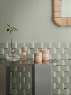 Mesa auxiliar ORU 80x35x75 cm, Acero inoxidable mate