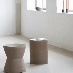 Mesa auxiliar Pawn 38 cm, Beige