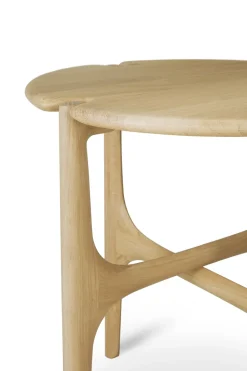 Mesa auxiliar PI, Lackad teak