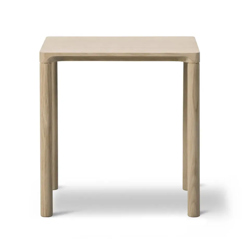 Mesa auxiliar Piloti 6705, Roble enjabonado — altura 35 cm