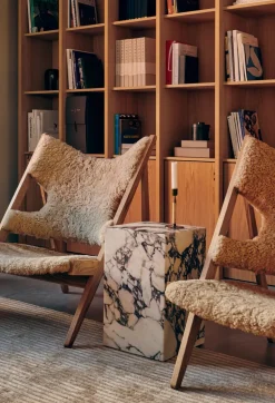 Mesa auxiliar Plinth tall 30x30x51 cm, Multi rose