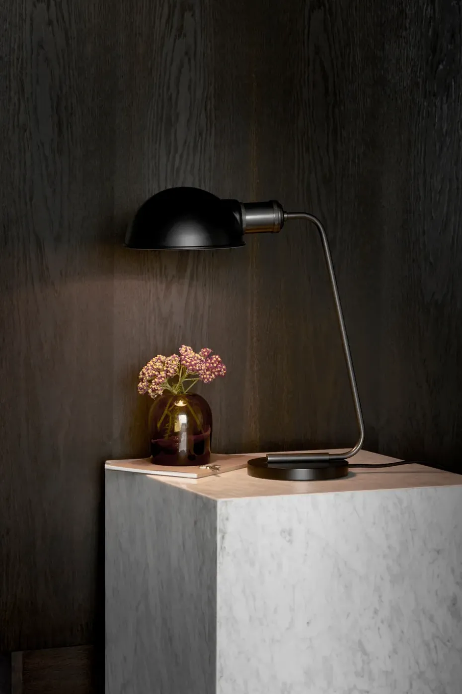 Mesa auxiliar Plinth tall 30x30x51 cm, White