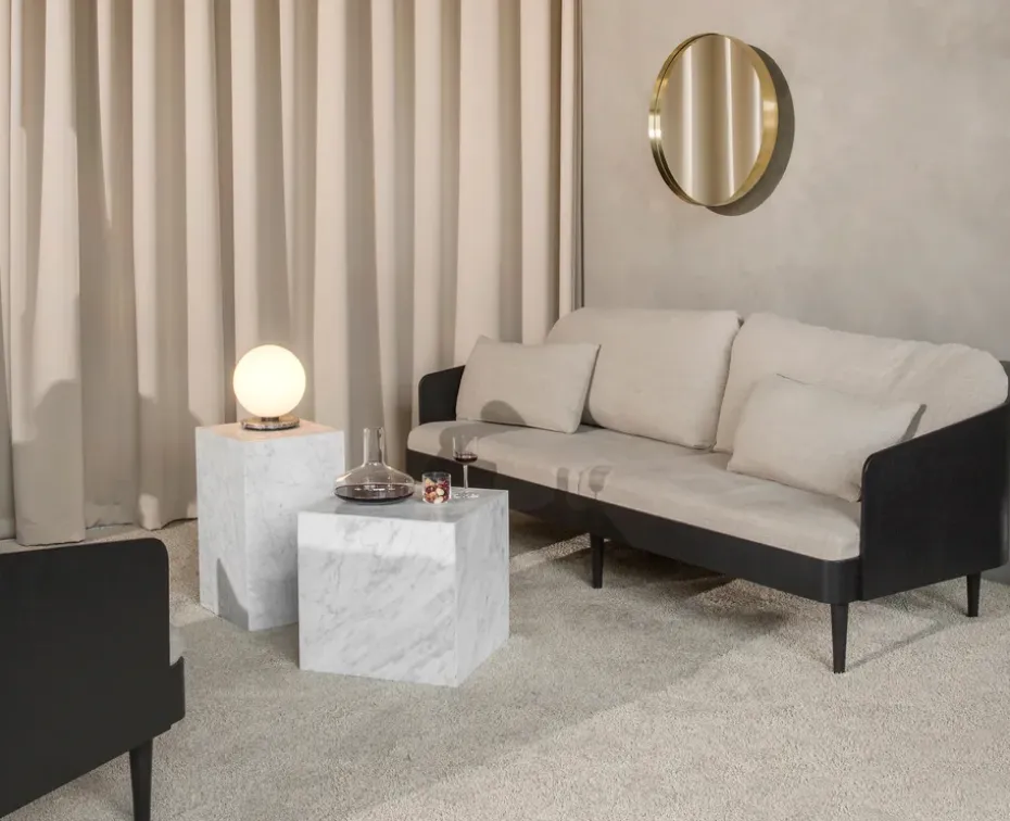 Mesa auxiliar Plinth tall 30x30x51 cm, White