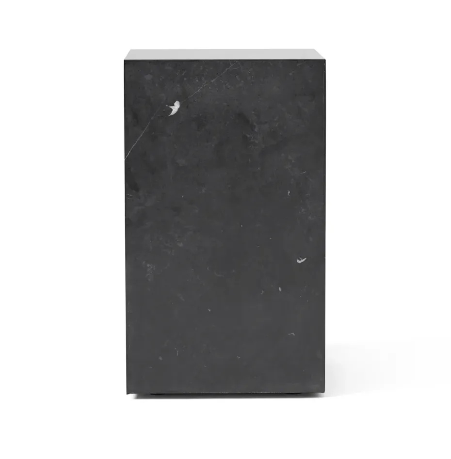 Mesa auxiliar Plinth tall 30x30x51 cm, Black, pino