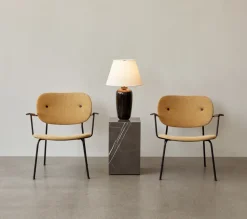 Mesa auxiliar Plinth tall 30x30x51 cm, Black, pino