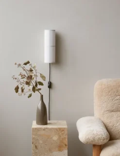 Mesa auxiliar Plinth tall 30x30x51 cm, Kunis Breccia