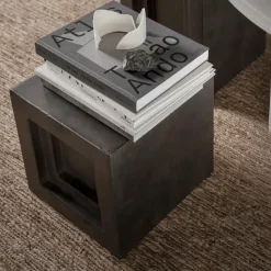 Mesa auxiliar Podium mini 30 cm, coffee