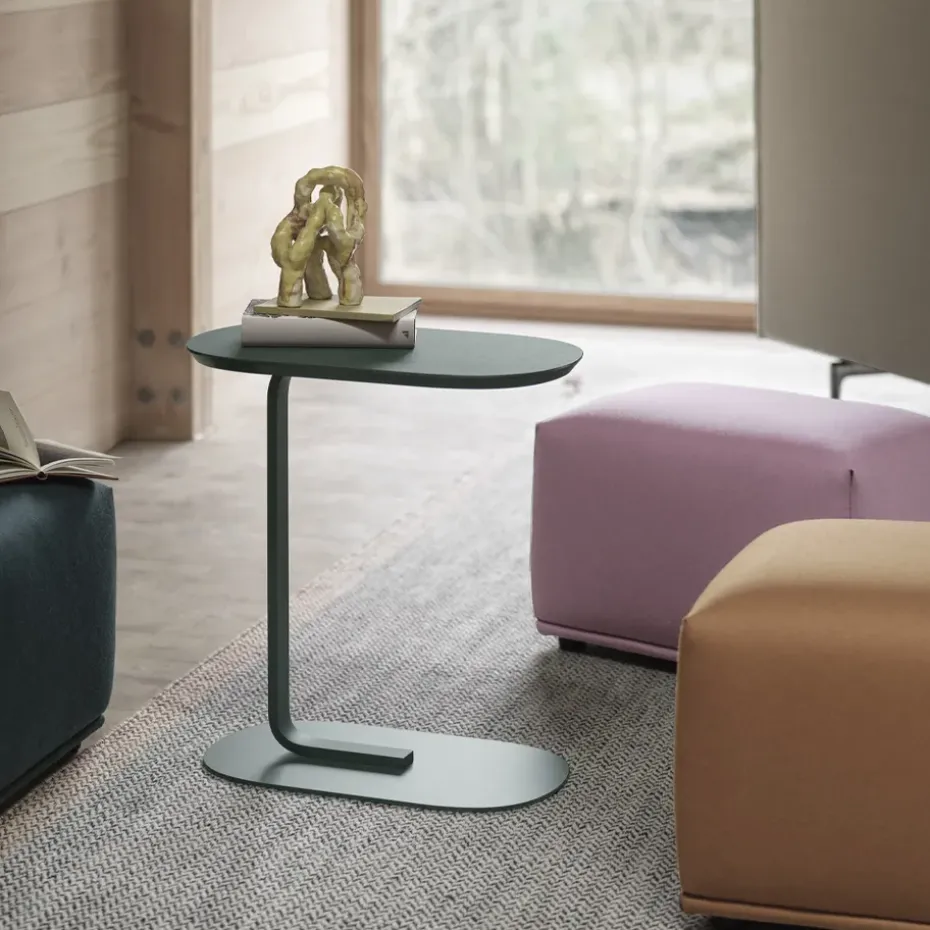 Mesa auxiliar Relate 73,5 cm, Dark green