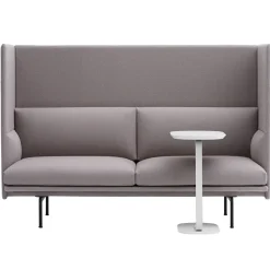 Mesa auxiliar Relate 60,5 cm, Offwhite (blanco)