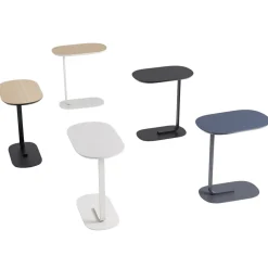 Mesa auxiliar Relate 60,5 cm, Offwhite (blanco)