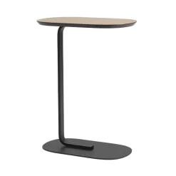 Mesa auxiliar Relate 73,5 cm, Oak veneer-Black
