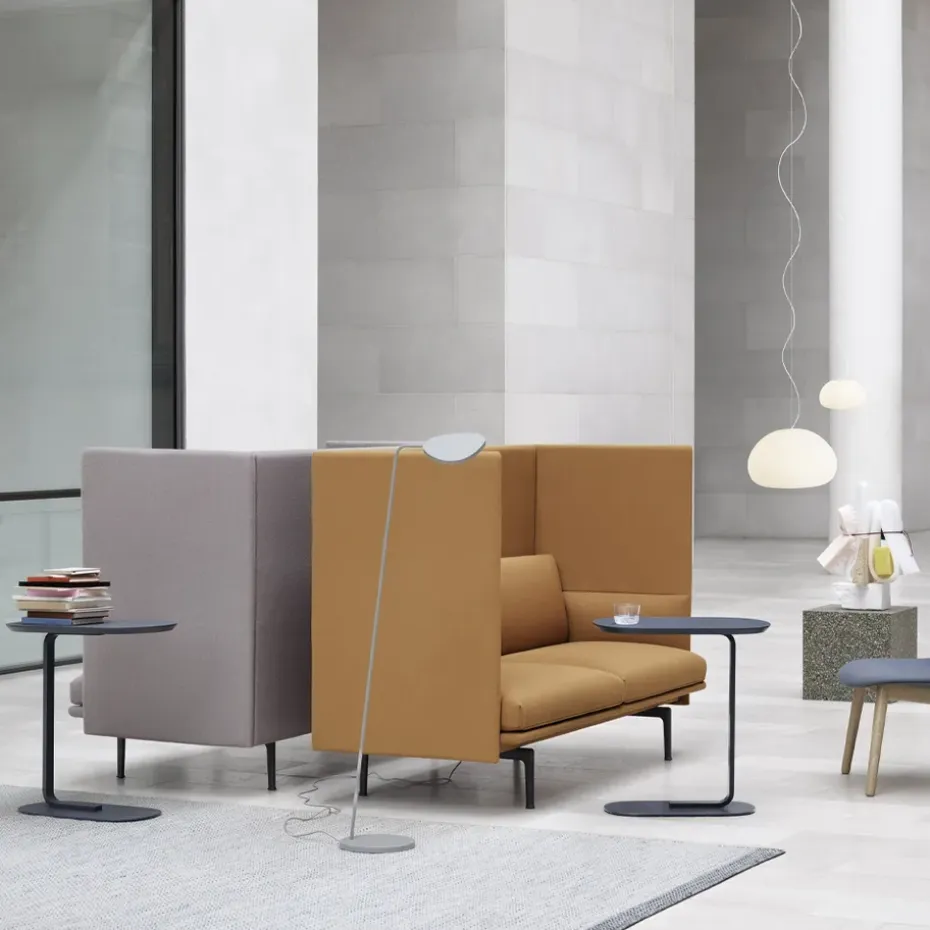 Mesa auxiliar Relate 73,5 cm, Oak veneer-Black