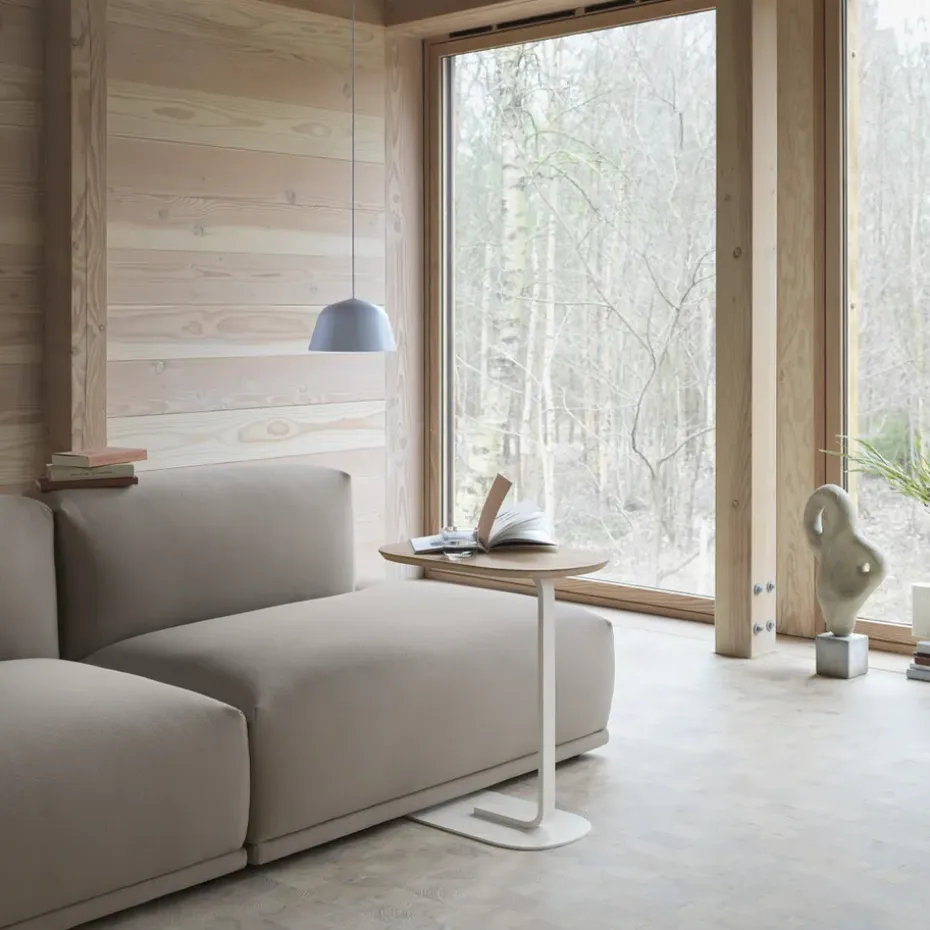 Mesa auxiliar Relate 73,5 cm, Oak veneer-Black