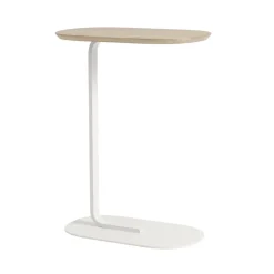Mesa auxiliar Relate 73,5 cm, Solid oak-Off white