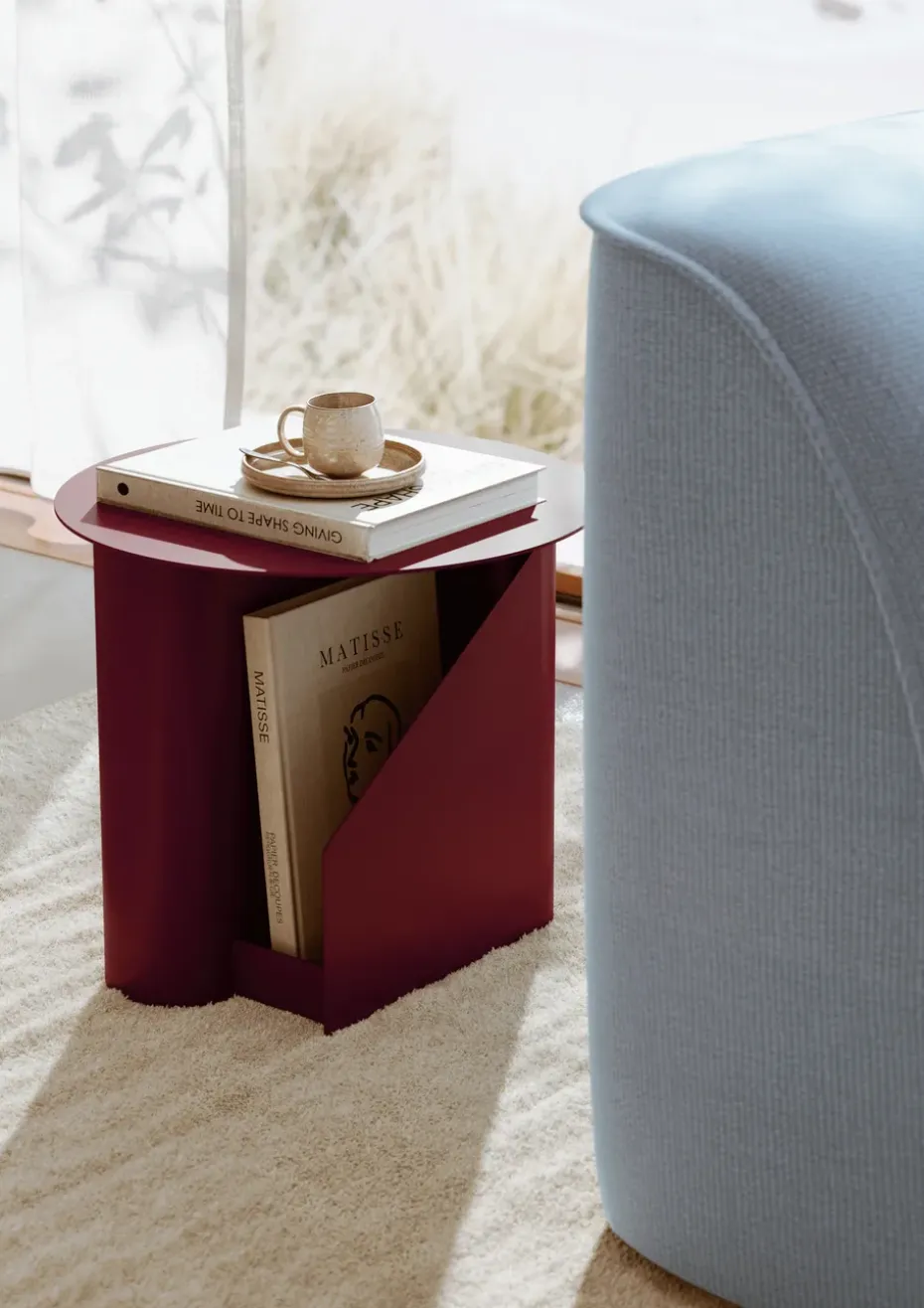 Mesa auxiliar Sentrum, Deep red