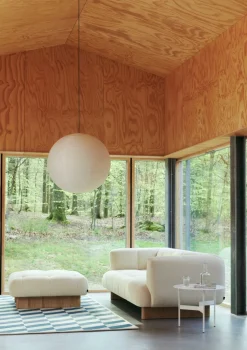 Mesa auxiliar Shim coffee table Ø54 cm, Eggshell