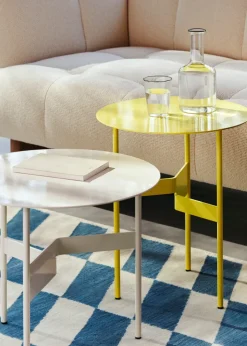 Mesa auxiliar Shim coffee table Ø54 cm, Eggshell