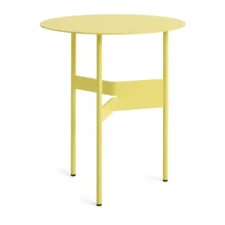 Mesa auxiliar Shim coffee table Ø45 cm, Custard