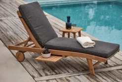 Mesa auxiliar Sköndal teca, 35x35x40 cm