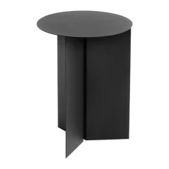 Mesa auxiliar Slit high Ø35 cm, Black