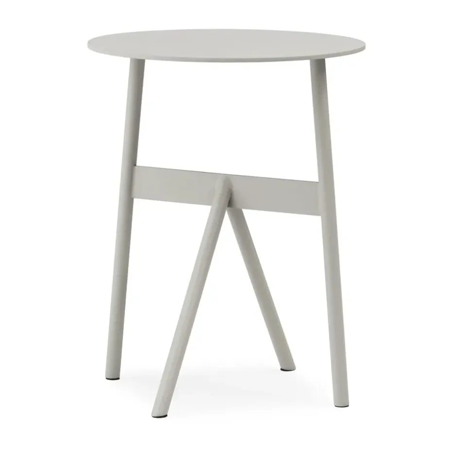 Mesa auxiliar Stock Table Ø37 cm H:46 cm, Warm Grey