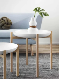 Mesa auxiliar Tablo Table Set, High white