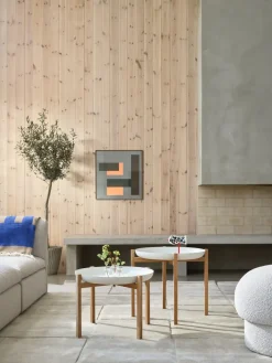 Mesa auxiliar Tablo Table Set, High white