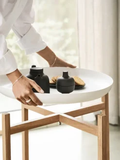 Mesa auxiliar Tablo Table Set, High white