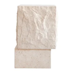 Mesa auxiliar Temple tall 50x33 cm, Limestone