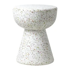 Mesa auxiliar Terrazzo Ø35 cm, Terrazo multicolor