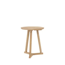 Mesa auxiliar Tripod, Oak-Wax oil small 56x46 cm