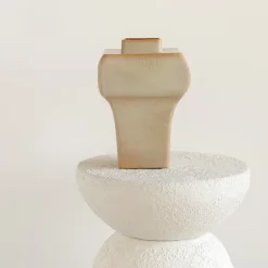 Mesa auxiliar Umi Ø37x44 cm, Off white