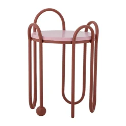 Mesa auxiliar Whimsica Ø30,5 cm, Rojo