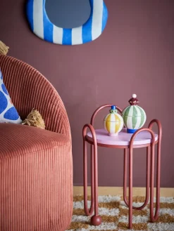 Mesa auxiliar Whimsica Ø30,5 cm, Rojo